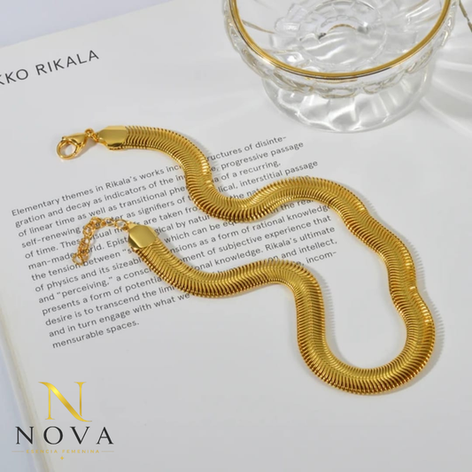 Pulsera Serpiente Gruesa